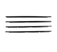 Juego De 4 Burletes Para Puertas Y Ventanas Para Toyota Para Corolla 2008-2013, Sellos Goma Impermeables Para Coche Goma Burlete Impermeable(Negro)