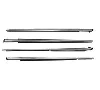 Juego De 4 Burletes Para Puertas Y Ventanas Para Toyota Para Corolla 2008-2013, Sellos Goma Impermeables Para Coche Burlete Ventanas Coche(Chrome)