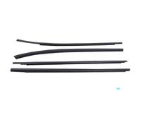 Juego De 4 Burletes Para Ventanas Coche Para Hyundai IX35 2010-2015 82210-2S000 Bandas Impermeables Para Cristales Puertas Laterales Moldura exterior ventana(Negro)