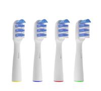 Juego de 4 cabezales de cepillo Tri-Zone de repuesto compatibles con las mangas Oralb Tri-Zone para una eliminación óptima de la placa dental y protección de la salud dental