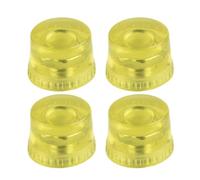 Juego de 4 cabezales de martillo de goma con tornillos de montaje para herramientas de reparación de abolladuras, compatible con martillos de cabeza redonda de 25 mm, 30 mm, 35 mm, 40 mm, amarillo (40