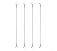 Juego de 4 cables de sujeción para puerta de armario hechos de acero inoxidable 304 para límites de apertura segura