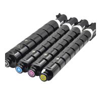 Juego de 4 Cartuchos de tóner compatibles con los Modelos IR ADV DXC5840, DXC5850, DXC5860, DXC5870 - Incluye Cartuchos de Repuesto NPG-76, GPR-58, C-EXV55 para fotocopiadoras en Color