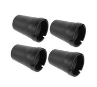 Juego De 4 Ceniceros Compactos Portátiles Para Coche, Plástico Negro, Ahorro Espacio, Para Viajes y Uso Diario