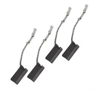 Juego de 4 cepillos de carbono para Bosch para modelos de amoladora angular de 1200 W GWS12125S GWS12150S E64 con alambre y resorte 6 x 10 x 17 mm