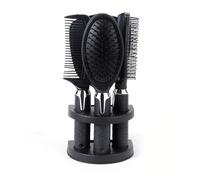 Juego de 4 cepillos para el pelo, peine rizado, peine, peine, desenredador, masaje, accesorios para el cabello