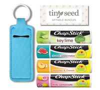 Juego de 4 Chapsticks: lima lima rosa Lemonade Peaches y crema dulce sanda. Edicin limitada de Chapstick I Love Summer & Tropical Paradise Collecti