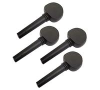 Juego de 4 clavijas de afinación para violín de tamaño 4/4, de madera de ébano