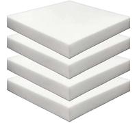 Juego de 4 cojines cuadrados de espuma de alta resistencia para sillas, tapetes de suelo, cojines de sofá de fácil corte para comedor, decoración del hogar, solución de asiento cómoda