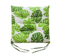 Juego de 4 cojines para silla, 40 x 40 cm, cojín para silla de jardín, balcón, terraza, asiento de jardín, (asiento)