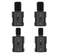 Juego de 4 convertidores de rosca para amoladoras: transformar hembra 5/8-11 a macho M14 para mejorar el trabajo de pulido, adaptadores de rosca
