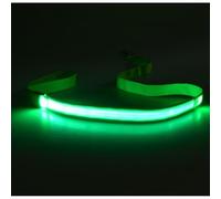 Juego de 4 correas brillantes para perro, recargables, impermeables, de nailon con mango cómodo para paseos nocturnos seguros para mascotas, correa para pasear por la noche