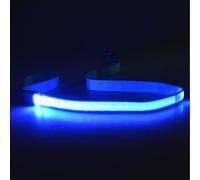 Juego de 4 correas LED recargables de nailon para pasear por la noche y visibilidad para perros grandes y pequeños