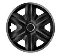 Juego de 4 cubiertas de rueda FL grafito gris para auto 14" pulgadas