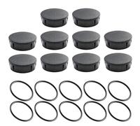 Juego de 4 cubiertas para cabezal de aspersor Hunter Pro PROS-04/06/12, sellado sin herramientas, con junta tórica, ABS resistente a los rayos UV para sistemas de riego (Pack de 10)