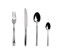 Juego de 4 cubiertos (cuchara, tenedor, cuchillo y cucharilla) en acero inoxidable masterpro