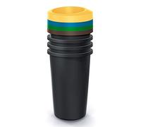 Juego de 4 cubos de reciclaje de 25L cada uno KEDEN.