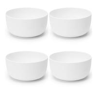 Juego de 4 cuencos blancos Serax | Vajilla Base de Piet Boon | Cuencos de porcelana aptos para microondas | Platos para Pasta, Fideos, Cereales, Sopa, Ramen, Ensaladas