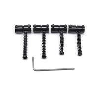 Juego de 4 cuerdas para guitarra eléctrica, bloque de puente, bloque de cuerdas, accesorios para instrumentos musicales, accesorios de repuesto para instrumentos musicales, troncos de bajo, puente de