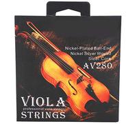 Juego de 4 cuerdas universales profesionales para violas E A D completas para violas, núcleo de acero alto, aleación de níquel y plata, tonos cálidos, naturales, cómodos, sonido sensible