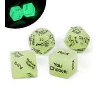 Juego de 4 dados para citas nocturnas para pareja, regalos del día de San Valentín para ella, él, ideas de citas, dados de edición después del anochecer, juego de aniversario para él, ella, ideas de
