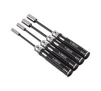 Juego de 4 destornilladores de acero al carbono para reparaciones caseras, 4/5, 5/7/8 mm