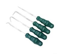 Juego de 4 destornilladores de sello de aceite de grado industrial, incluye gancho y tres púas especiales para aplicaciones técnicas