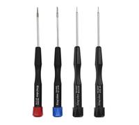 Juego de 4 destornilladores Pentalobe, 5 puntos de estrella de 0,8 mm, 1,2 mm y 1,5 mm, Pentalobe Screwdriver o P2 P5 P6 o Ts1 Ts4 Ts5 y T5 Torx para iPhone MacBook Pro Air Reparación Set de