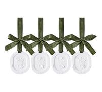 Juego de 4 difusores de aceites esenciales para coche con piedras colgantes y cinta, difusor de aceites esenciales de larga duración para hombres y mujeres, difusor pasivo.