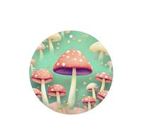 Juego de 4 difusores de aroma de coche con forma de seta de ensueño redondo para colgar para decoración del hogar del coche, armario, zapatos