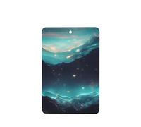Juego de 4 difusores de aromas rectangulares para colgar con estrellas de ciencia ficción para decoración interior de coche, armario, zapatos