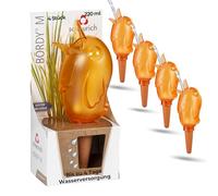 Juego de 4 dispensador de agua de riego bola * bördy L * en Naranja - H20 cm/220ml