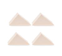 Juego de 4 esponjas de látex para maquillaje, aplicación y estompe perfecta