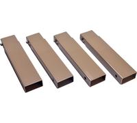 Juego de 4 extensiones de patas beige disc-o-bed