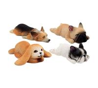 Juego de 4 figuras magnéticas de animales en miniatura para el hogar, oficina, vehículos, paisajismo, frigorífico, estudio, sala de estar, fotografía