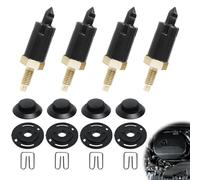 Juego de 4 Fijaciones Soporte Cubre Motor 2.0 HDI Compatible para Berlingo C4 C5 Xantia Xsara y 206 306 307 406 607 806 Expert 0137F6 13711 Clips Pernos，Tapa de Perno de Tapa Del Motor