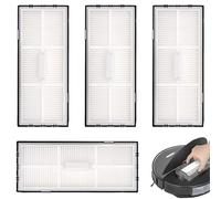 Juego de 4 filtros, apto para filtros Roborock S7, Roborock S8, Roborock S8, Roborock S8, Roborock S7, accesorios Roborock S8, accesorios Roborock S8, filtro para robot aspirador, piezas de repuesto