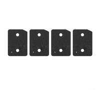 Juego de 4 filtros de espuma de esponja compatibles con secador de bomba de calor Miele T1 9164761 para mejorar el flujo de aire y gestión de pelusas (para Miel)