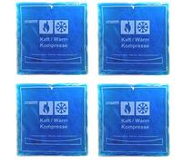 Juego de 4 fría caliente Gel compresas rectangular 150 g | wärmepads kühlpads | compresa Gel