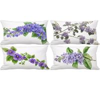 Juego de 4 Funda Cojin 60x80 Fundas de Cojines Rojo Outdoor Cushion Covers Suave Cogines Sofa Exterior Jardin, Europa del Norte Cushion Covers Doble Cara Diseño Estampado, Salón Decorativos 114-t1