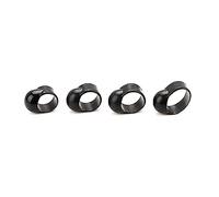 Juego de 4 fundas de silicona para palillos de lengua, accesorios para baquetas de percusión, accesorios para baquetas, accesorios para instrumentos de percusión, suaves y cómodos