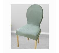 Juego de 4 fundas elásticas para sillas de comedor, fundas protectoras de piel elástica para decoración de restaurantes y cocina, dossier Rond Housse de Chaise