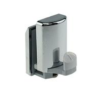 Juego de 4 ganchos en la parte inferior para mampara de ducha de cromo/ruedas/poleas/guías