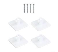 Juego de 4 ganchos para mezclador de cocina, organizador de montaje en pared para accesorios de batidora de pie, gancho de pan, herramientas de pasta, almacenamiento de metal y construcción de