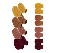 Juego de 4 guantes y calcetines transpirables para bebé, de algodón suave, antiarañazos, para recién nacidos y bebés, fundas de mano de algodón suave para recién nacidos, juego de guantes y botines