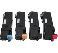 Juego de 4 herramientas compatibles con cartuchos de tóner para Xerox Phaser 6125 de alto volumen de impresión y texto claro