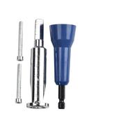 Juego de 4 herramientas para pelar cables, controlador automático de conector de cable con vástago hexagonal de 1/4 pulgadas para taladros eléctricos, ABS y acero