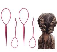 Juego de 4 herramientas para peluquería para peluquería con aspecto espectacular Topsy (4 colores)