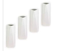 Juego de 4 humidificadores de cerámica GEO largos planos para fijación al radiador, calefacción, vaporizador de agua, difusor de jarrón de pared a1677