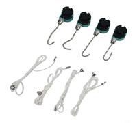 Juego de 4 interruptores de ventilador de techo ZE-268S6 de 3 cables con cadena de encendido y apagado para Hunter para Harbor Breeze para lámparas Hampton Bay
